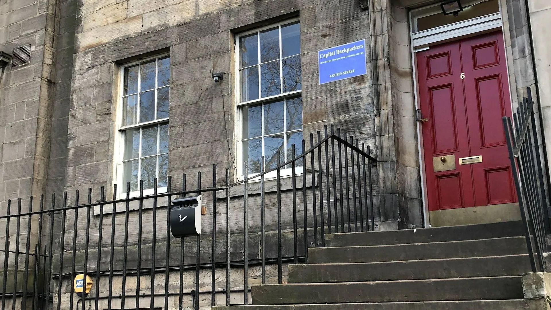 Capital Backpackers location